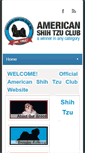 Mobile Screenshot of americanshihtzuclub.org